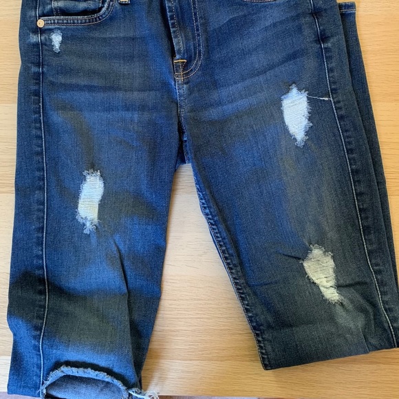 7 For All Mankind (B)Air Duchess Ankle Skinny Jean - Picture 3 of 4